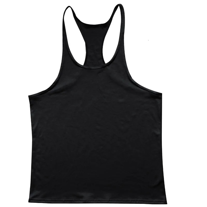 European American Summer Casual Exercise Workout Training Vest Mens Solid Color plus Size IShaped 250527