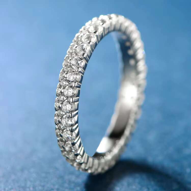 Pure Zirconia Rings 4ct Sterling Silver Lab Grown Diamond Oval Moissanite 925 Silver Jewelry Fine Tennis Rings