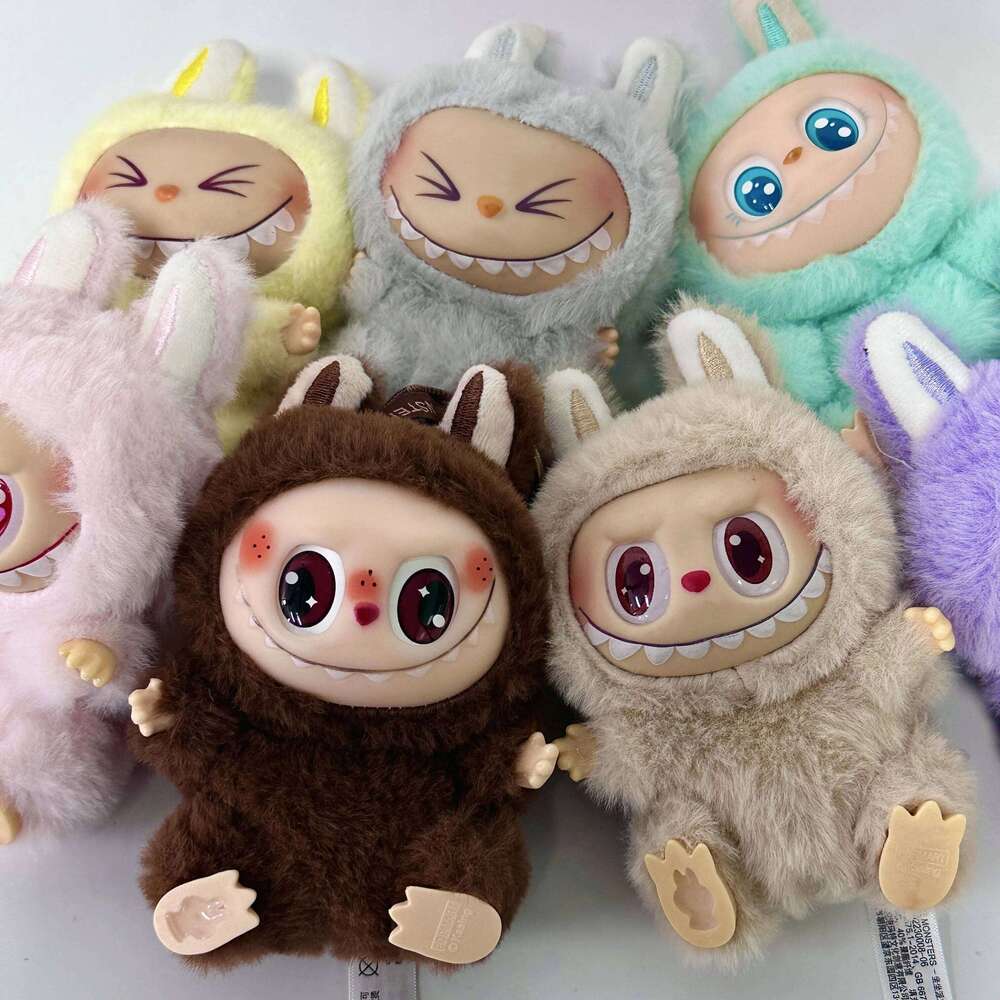 Hot Anime Figure Kawaii Monsters Labubu Have A Seat Series Vinyl Face Doll Model Blind Box Keychain Toy High-Quality Replica designer bag