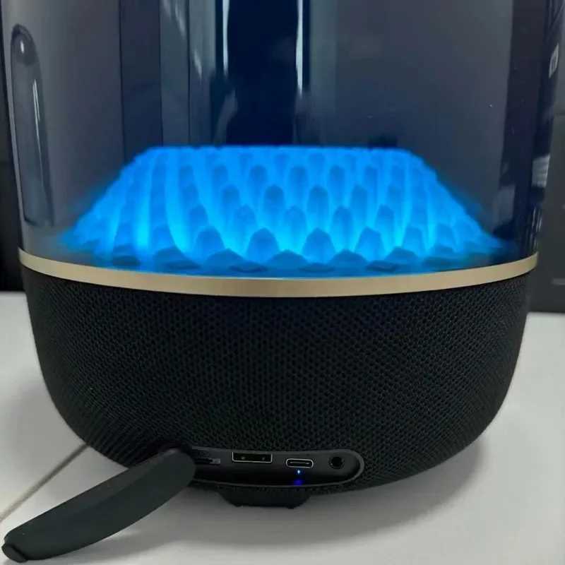 LP90 wireless portable subwoofer TWS stereo wireless desktop computer speaker 7D surround sound quality with breathing light T250602