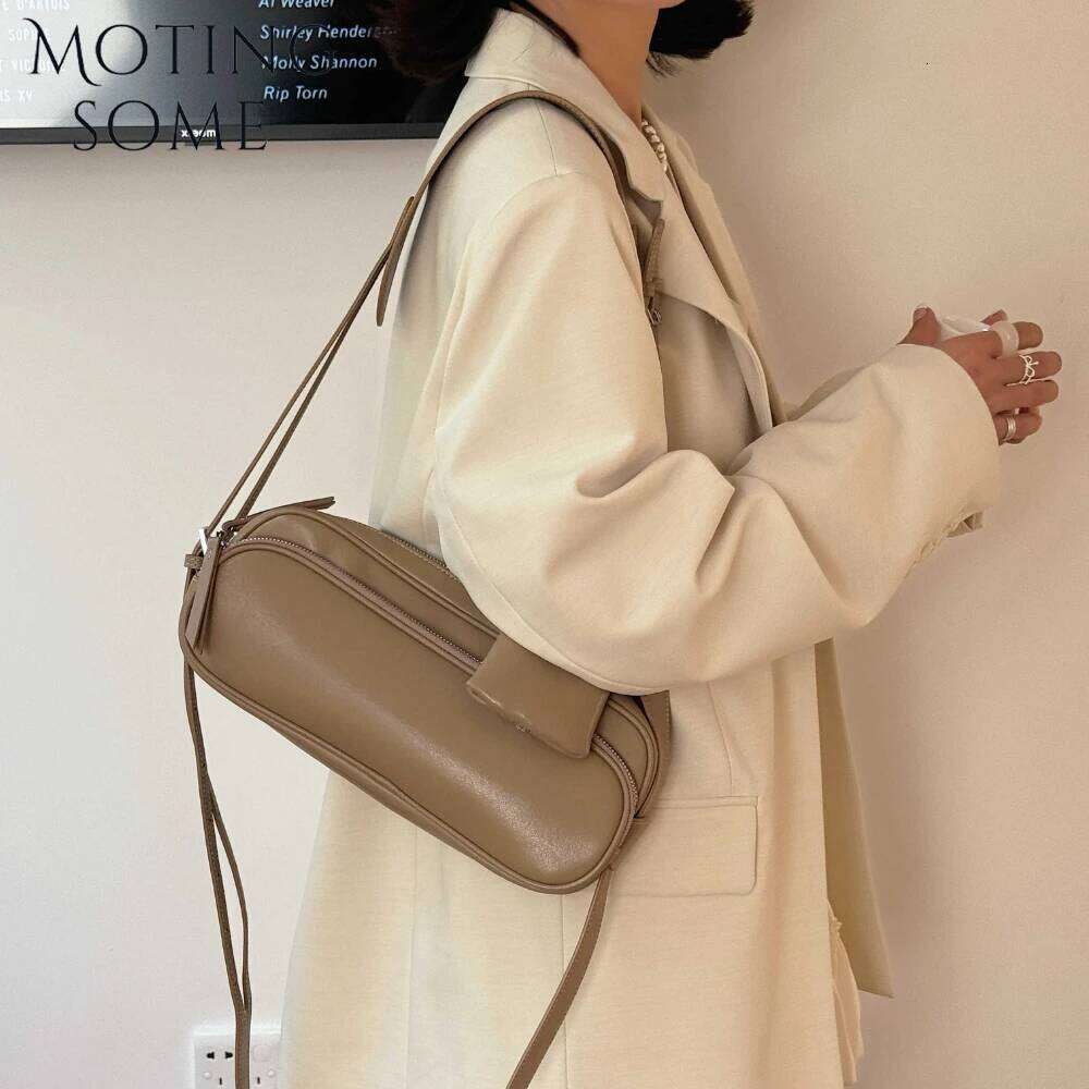 Motingsome Spring Designer Bags 2 Pcs Set Crossbody Shoulder Handbag And Purses Fashion Messenger Saddle Satchel 2025 New 250514