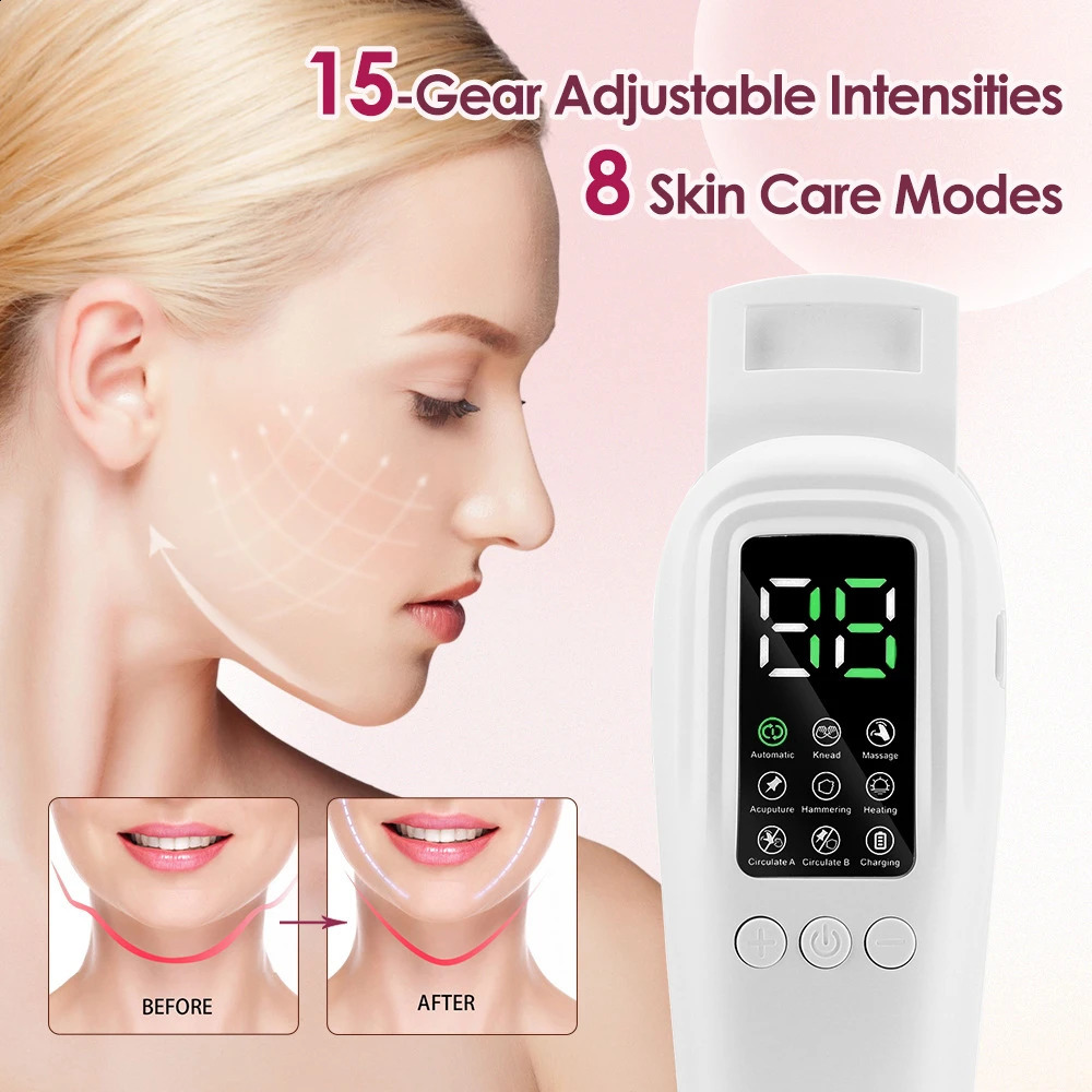 V Face Machine Electric V-Line Up Lift Belt Face Massage Skin Beauty Device Double Chin Reducer 250523