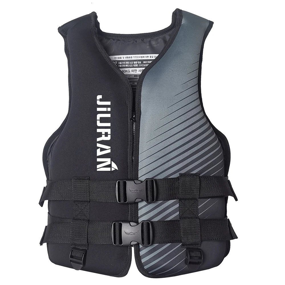Neoprene Buoyancy Survival Suit Adjustable Adult Children Water Sports Life Jacket Wear-resistant Breathable Outdoor Accessories 250530