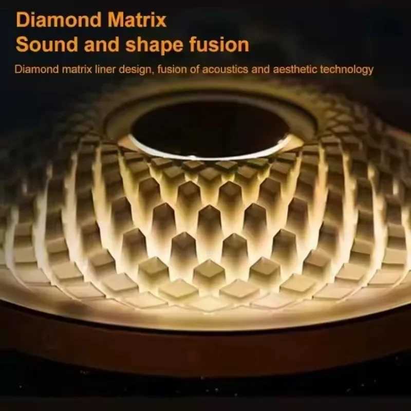 LP90 wireless portable subwoofer TWS stereo wireless desktop computer speaker 7D surround sound quality with breathing light T250602