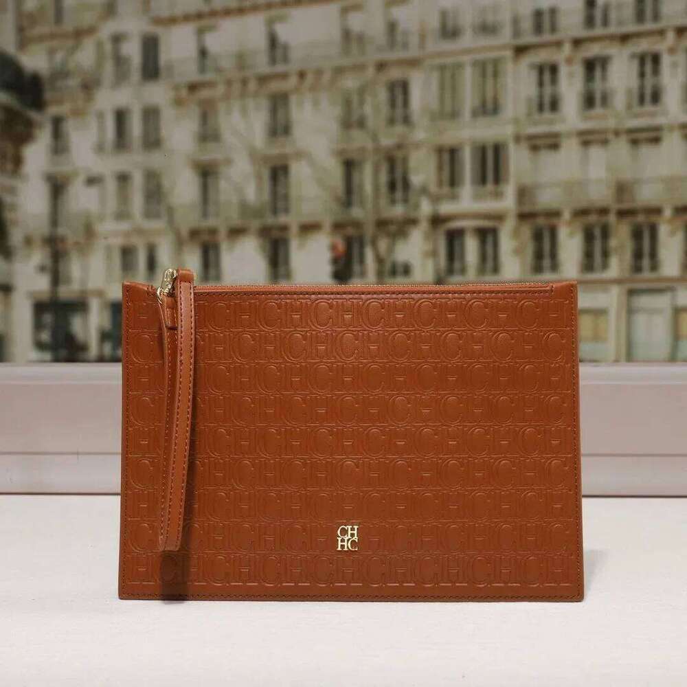 CH Classic, High Quality Letter Print, Elegant Multi-Functional Temperament Clutch, High-End Designer Lady Small Square Bag