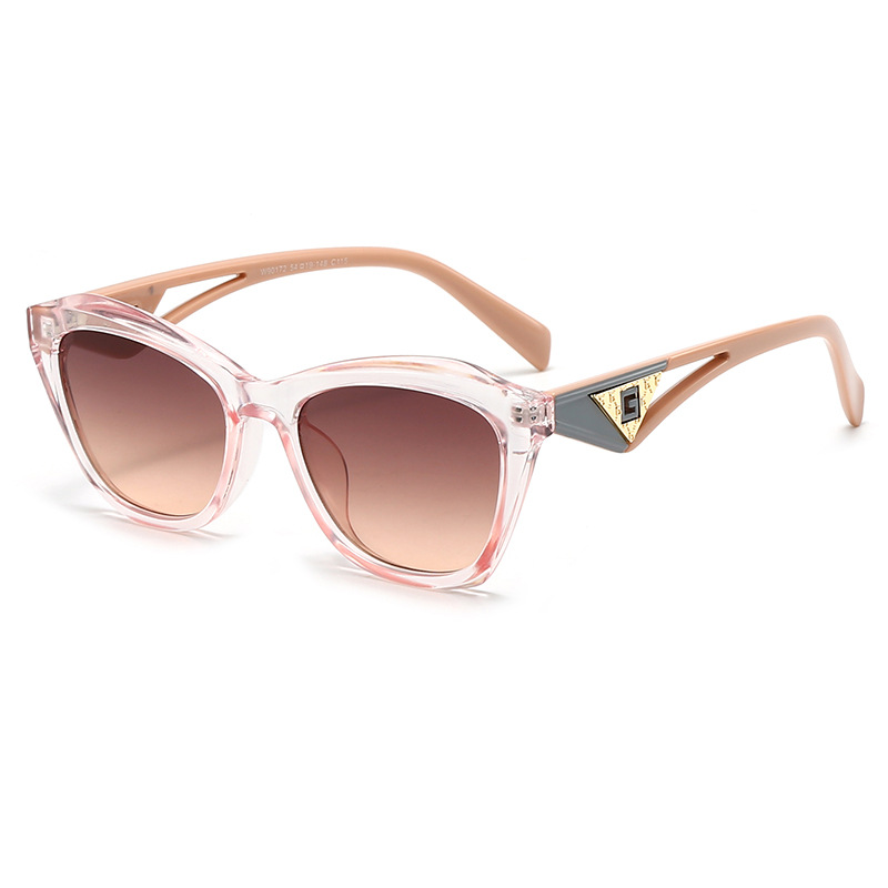 2025 free shipping Trendy cat eye sunglasses high-end personalized UV resistant fashion sunglasses for women men