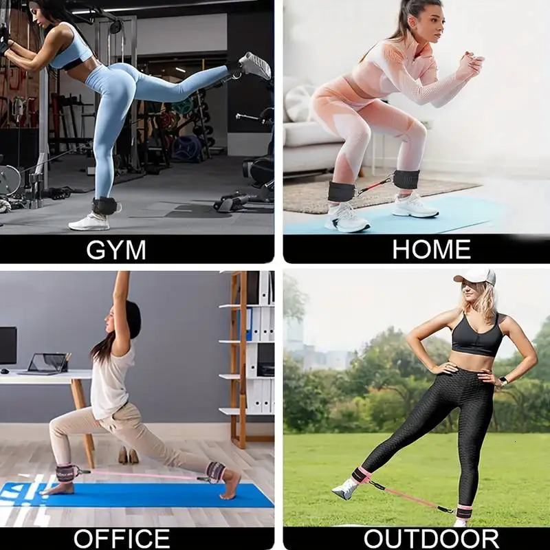 Gantry Frame Rear Kick Ankle Buckle Indoor Sports and Fitness Double Hip Strength Training Protector 250530