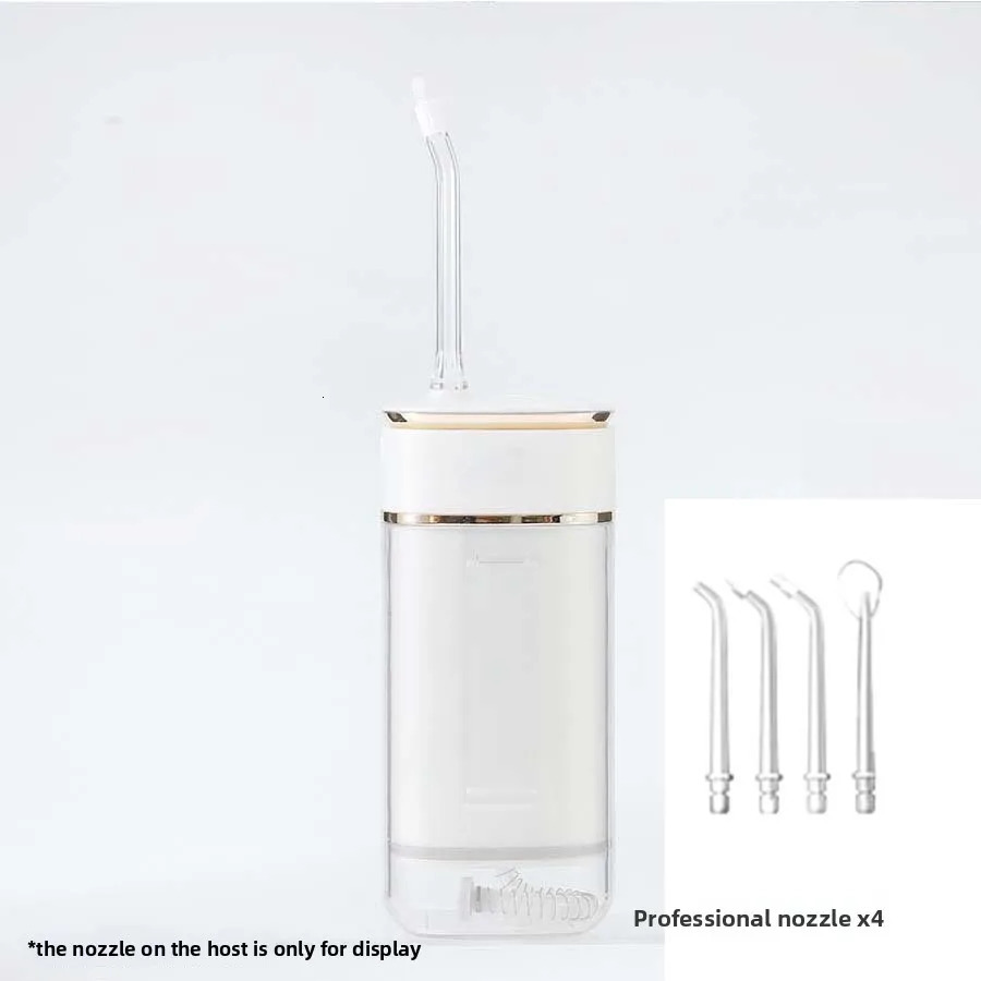 Dental Oral Irrigator Water Flosser Thread Teeth Pick Mouth Washing Machine 4 Nozzels 4 Modes Magnetic Rechargeable 250530