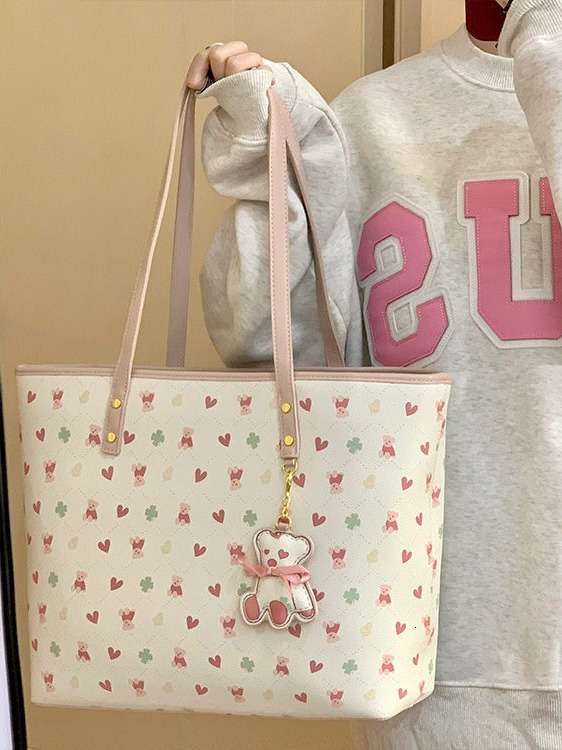 designer New Style College Student Tote Bag for Women, Large Capacity 2025 New Handbag, Commuter Shoulder Bag for Women