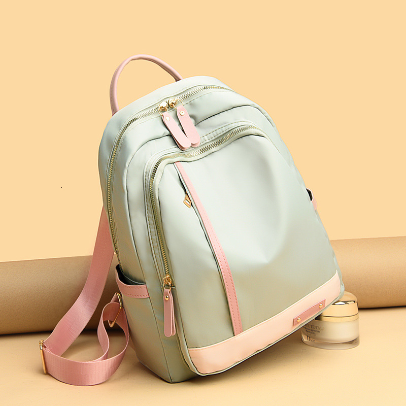 Free Shipping 2025 New Oxford Cloth Backpack For Outdoors Women Large Capacity Korean Style Versatile College Style Waterproof Lightweight Designer Ba
