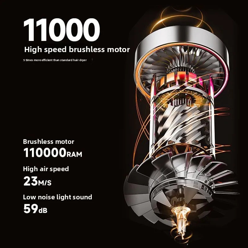 2 IN 1 Professional Hair Straightener Hair Dryer Heat-Up Hair Flat Iron Negative Ion Iron Long-Lasting Styling Tool 250529