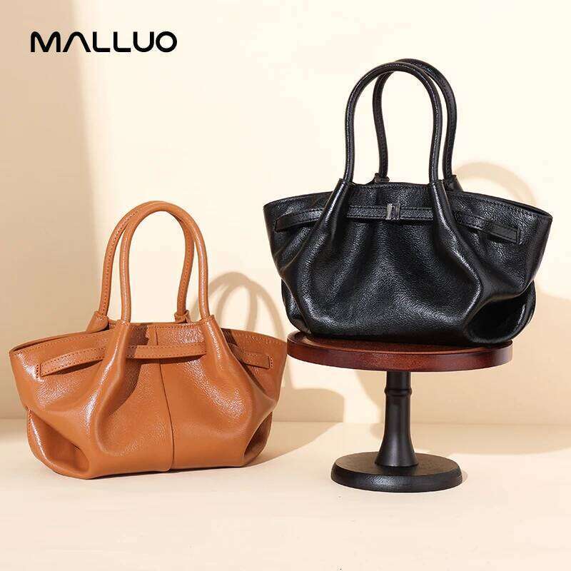 Women Cow Real Leather Handbags Female Cute Natural Cowhide Retro Crossbody Ladies Fashion Designer Shoulder Bag Girl