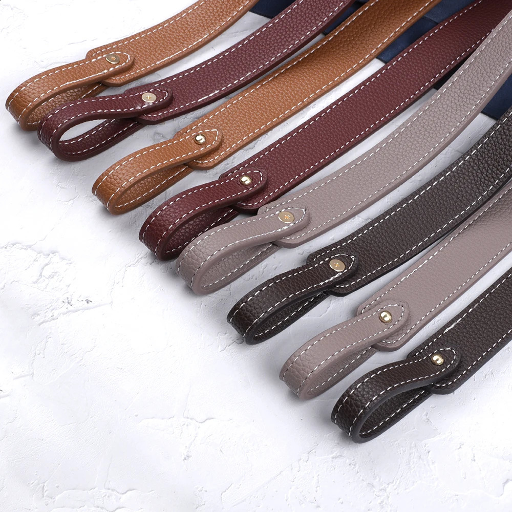 66CM PU Leather Solid Color Bag Strap Women Handbag Belt Wide Shoulder Bag Strap Replacement Adjustable Bag Strap for Women 250530
