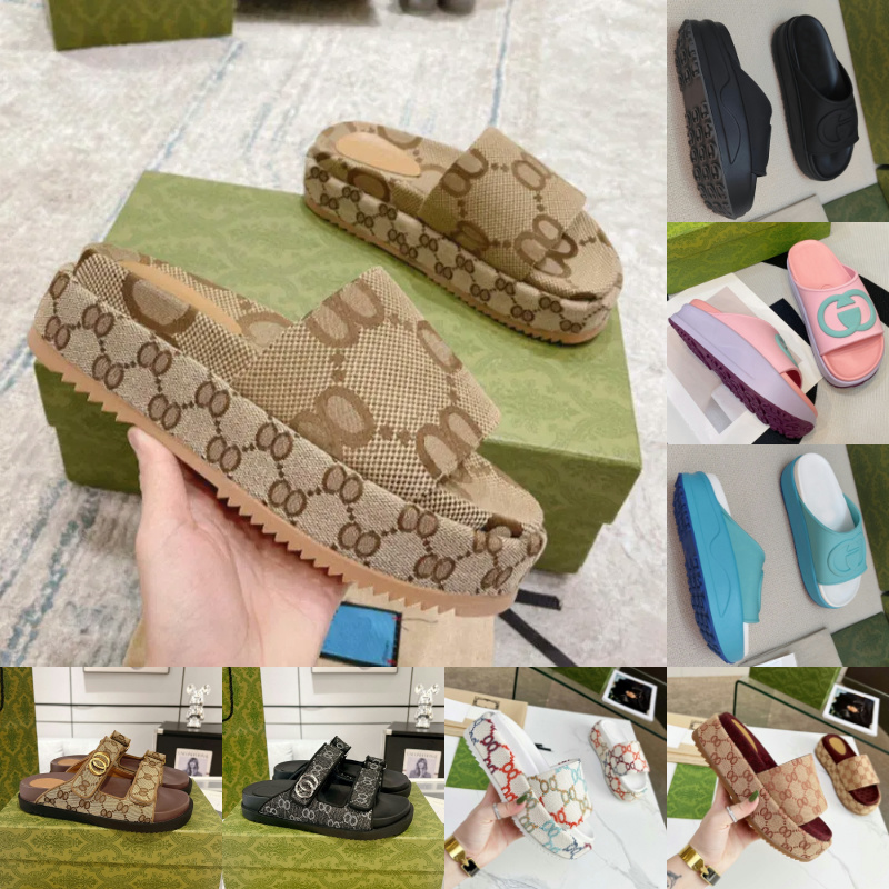 Designer sandals luxury slippers and fashionable summer men&#039;s shoes women&#039;s shoes multi-color luxury slippers black same color rubber sole molded insole Slides 35-45