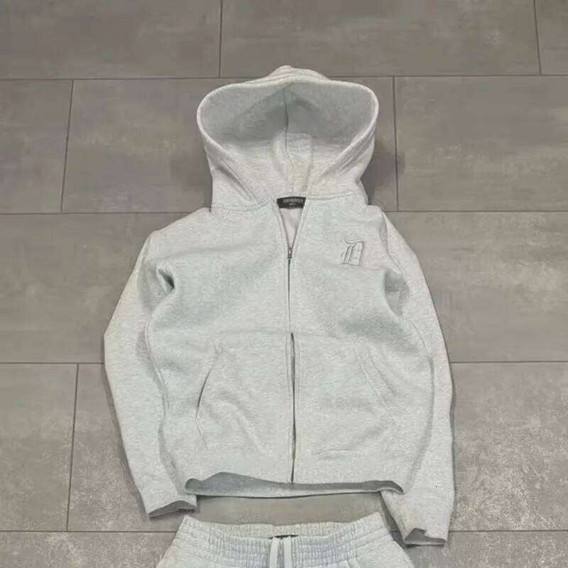 Coats Designer Women New Embroidered Retro Pattern Zipper Hoodie Y2k Men Haruku Women Clothing Casual Sweatpants Couple Suit Tracksuit Designer