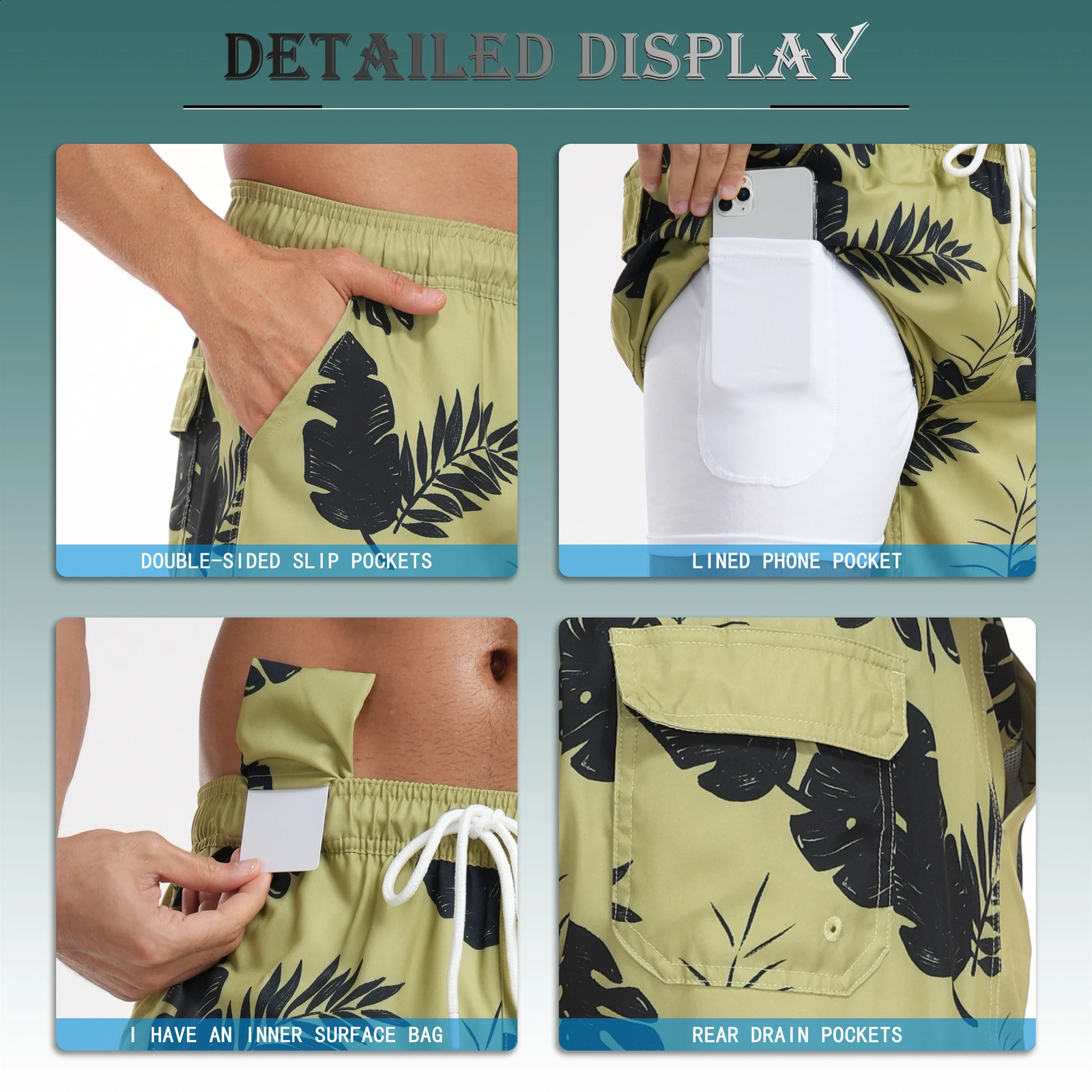 Summer Mens Shorts Fashion Vacation Beach Pants Mens Casual Large Size Four Corner Milk Silk Inner Street Clothing 250530
