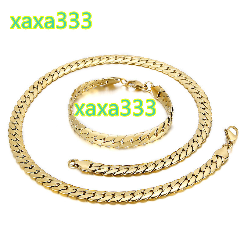 Wholesale Mens Cuban Link Necklace Hip Hop Pvd Gold Plated Miami Luxury Cuban Link Chain for Men Women
