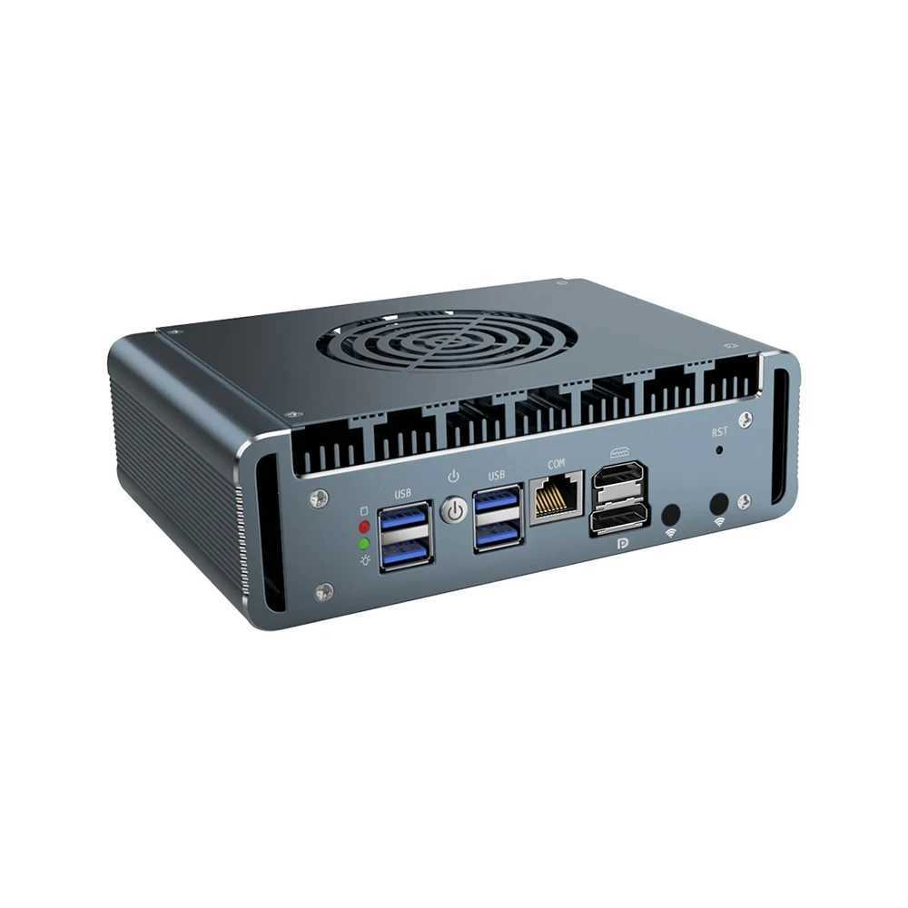 Topton 12th Gen Firewall Mini PC i7 1265U N100 6x2.5G intel i226-V i5 1245U DDR5 NVMe Proxmox pfSense Mini Computer OPNsense X250602