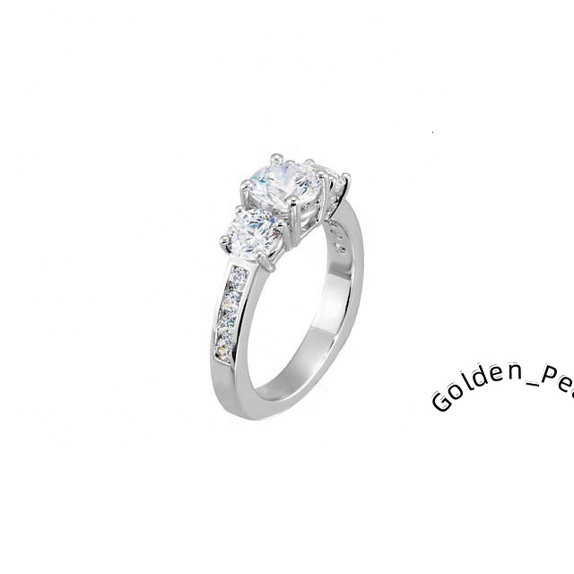 Premium Quality Moissanite Rings As Engagement Wedding Rings for Ladies in 925 Silver with Fine Quality As Best Romantic Rings