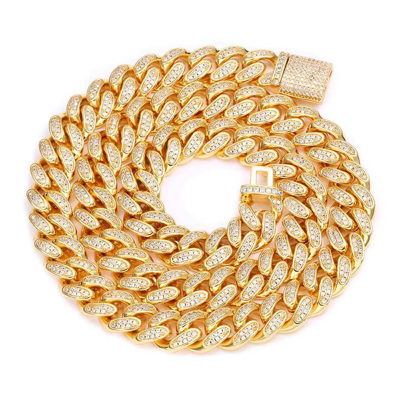 Ma Yinfang Jewelry Pure Sier Hip Hop Cuban Chain Silber