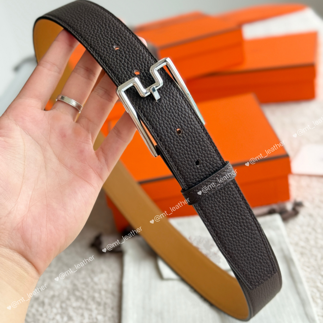 Men Black Gray Brown Belt Luxury Casual Belt Width 3.5cm Men Belt Premium Leather Belt Geometric Buckle Decorate Suit Pants With Box