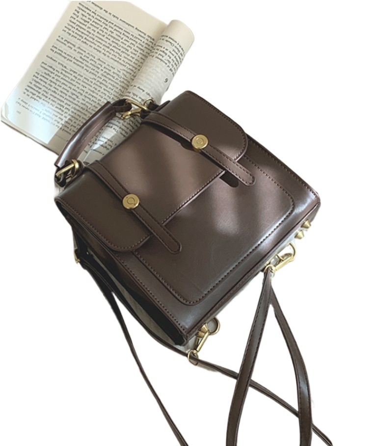 designer Vintage Backpack for Women Summer 2025 New Trendy Student Backpack Multifunctional School Bag Handheld Travel Bag