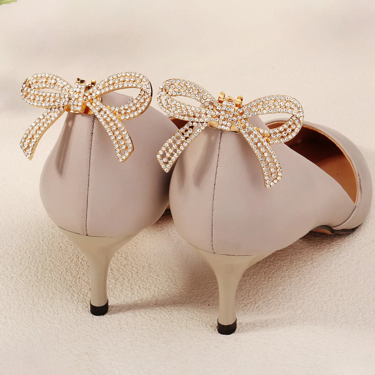 1pc Shoe Clips Wedding Bride Shoes Decoration Women High Heel Charms Jewelry Bows Pearl Crystal 250528