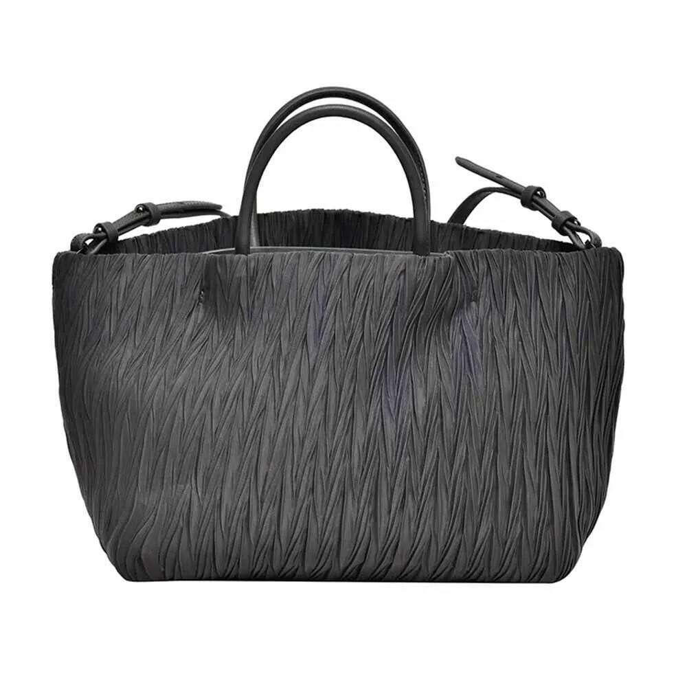 High Quality Large Tote For Women Handbags And Purses Waterproof Linen Oxford Fold Pattern Travel Shoulder Toes Shopper Bag 2021