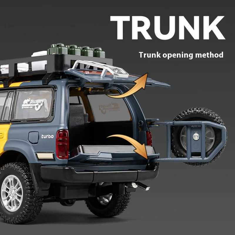 Free shipping 1 24 Scale LC80 Off-road Vehicle Alloy Car Model Diecast Toy Ornament Gift Souvenir Collectible