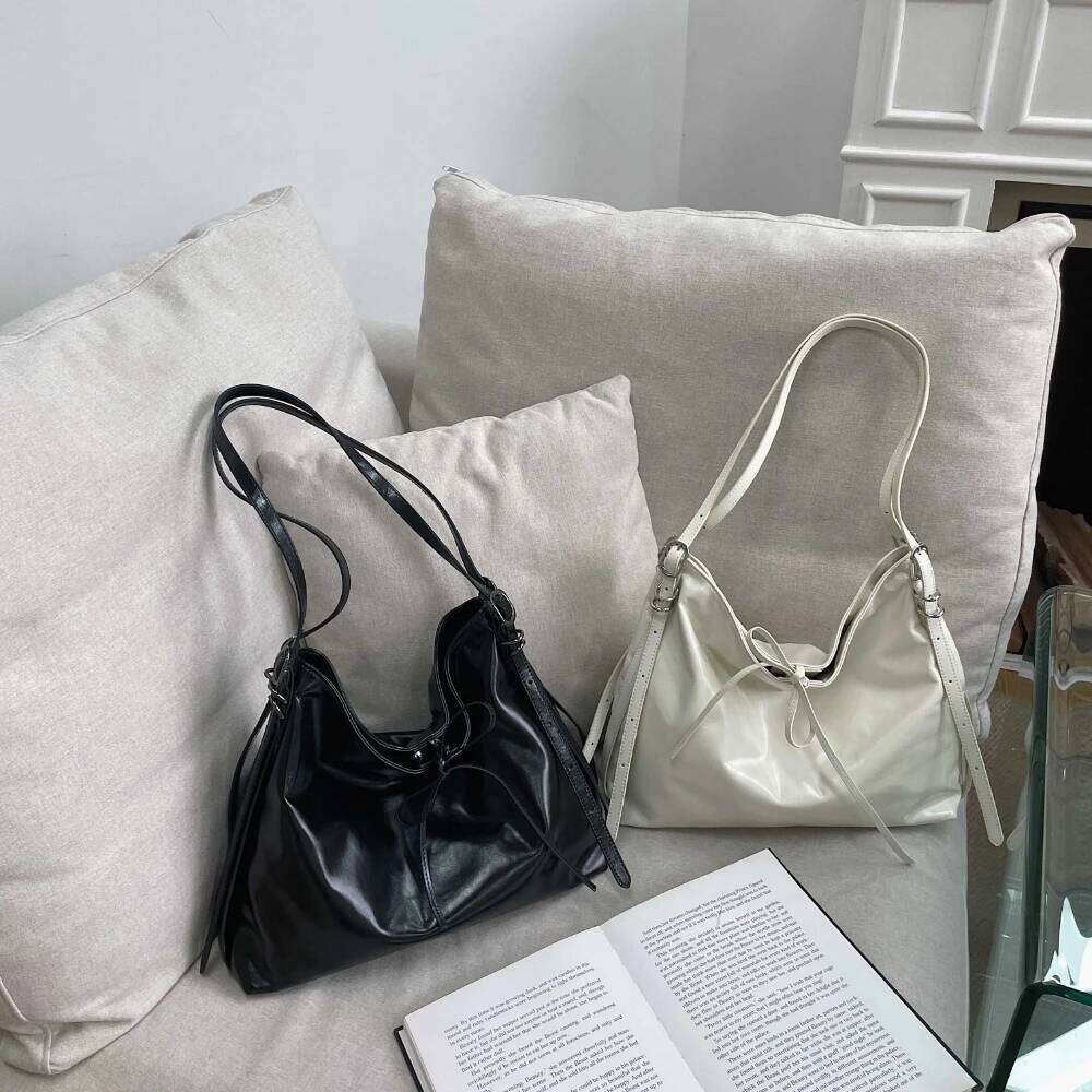 Moingsome Frist Layer Cowhide Women Handbag Soft Leather Hobos Bag Crossbody Shoulder Messenger Satchel 2025 250514