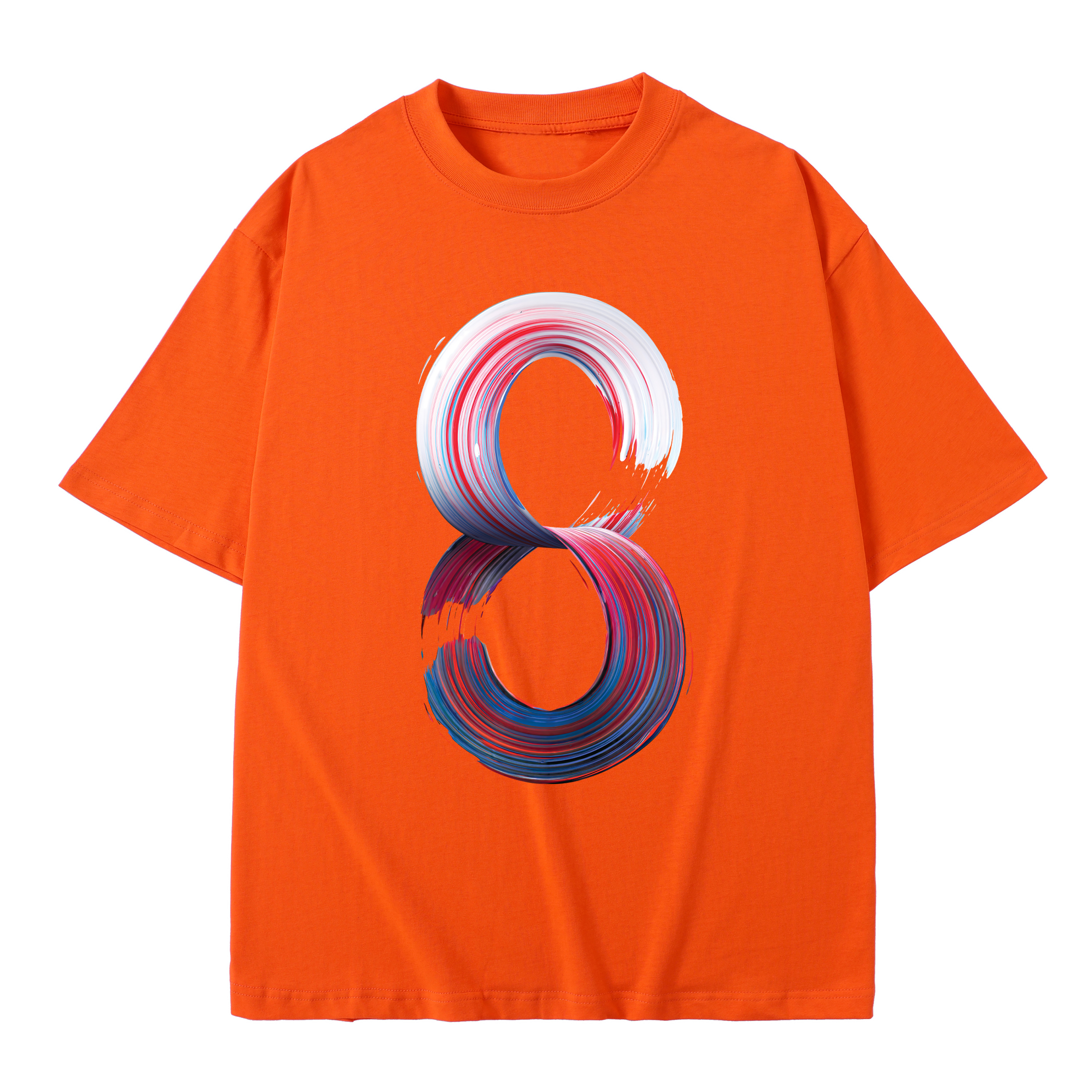 T-shirt men's top designer cotton T-shirt Paintings short sleeved clothing high-quality fashionable T-shirt