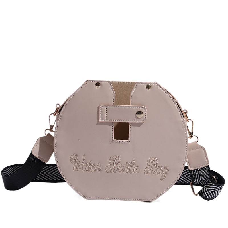 designer Cross-Border Hot-Selling Outdoor Portable Drink Bottle Water Cup Bag 2025 New Purple Large Insulated Cup Shoulder Crossbody Bag