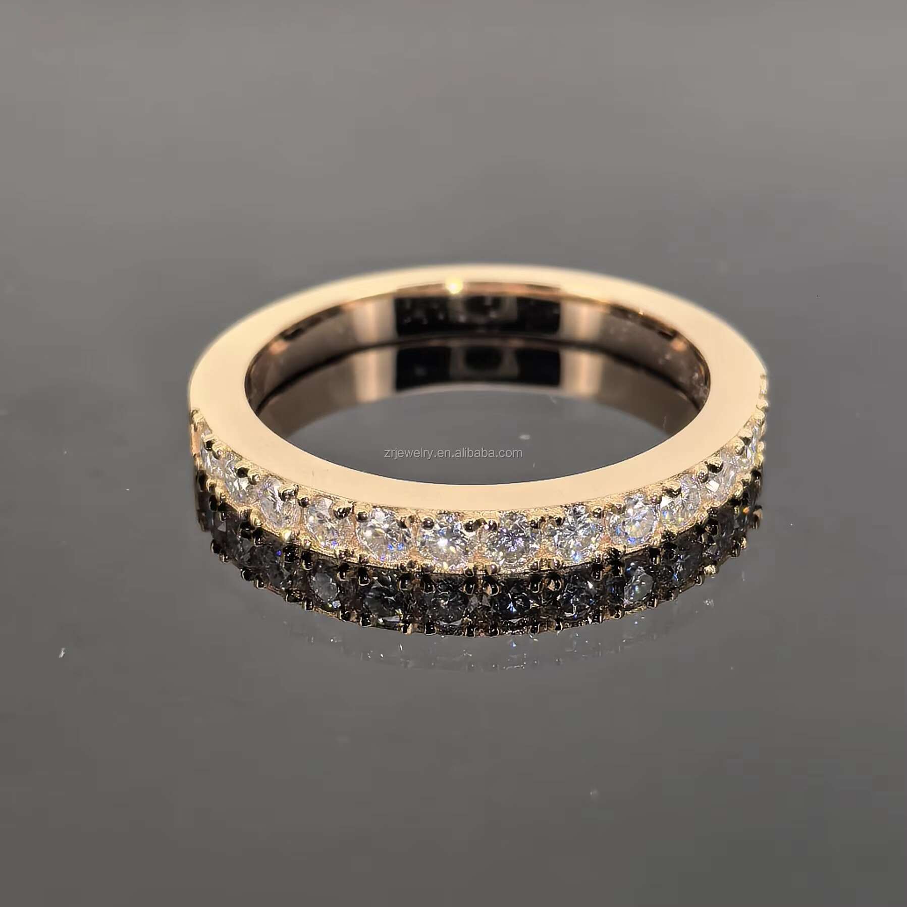 Wholesale 3ct Pear Moissanite Set Rings Design Jewelry 925 Sterling Silver Gra Certified VVS Women Wedding Moissanite Ring