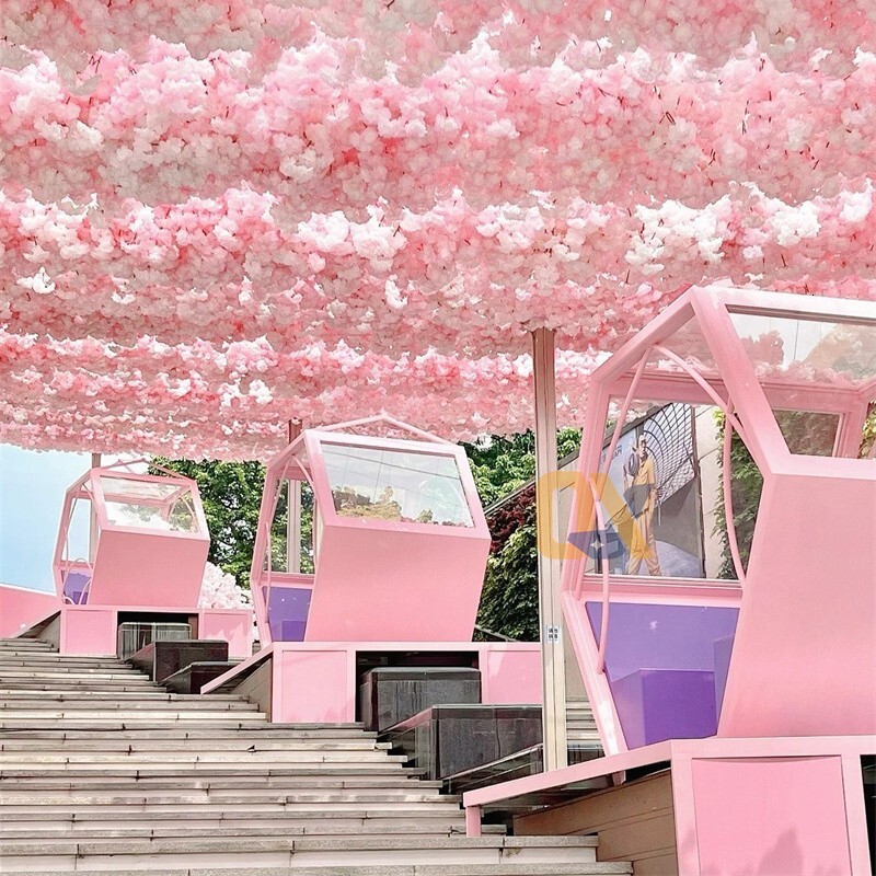 Flower Sea Photo Spot Sky City Scenic Area Rice Field Piano Cloud Floating Platform Balloon Ladder Giant Chair