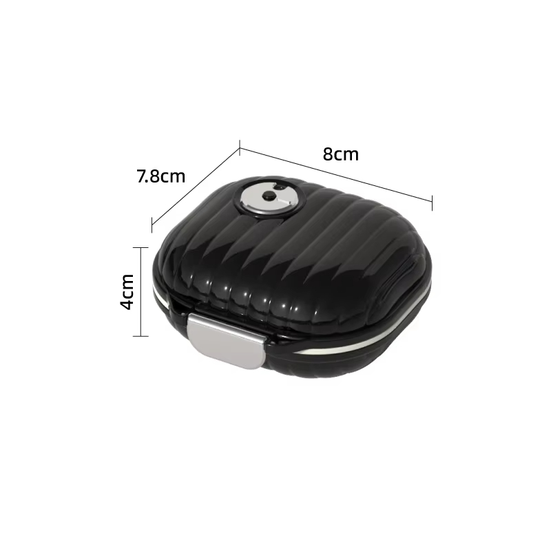 Medication Portable Travel For Seven Days Multiple Storage Box Pill Box Mini Pill Organizer Travel Essentials 7 Compartment Medicine Pill Case Medicin