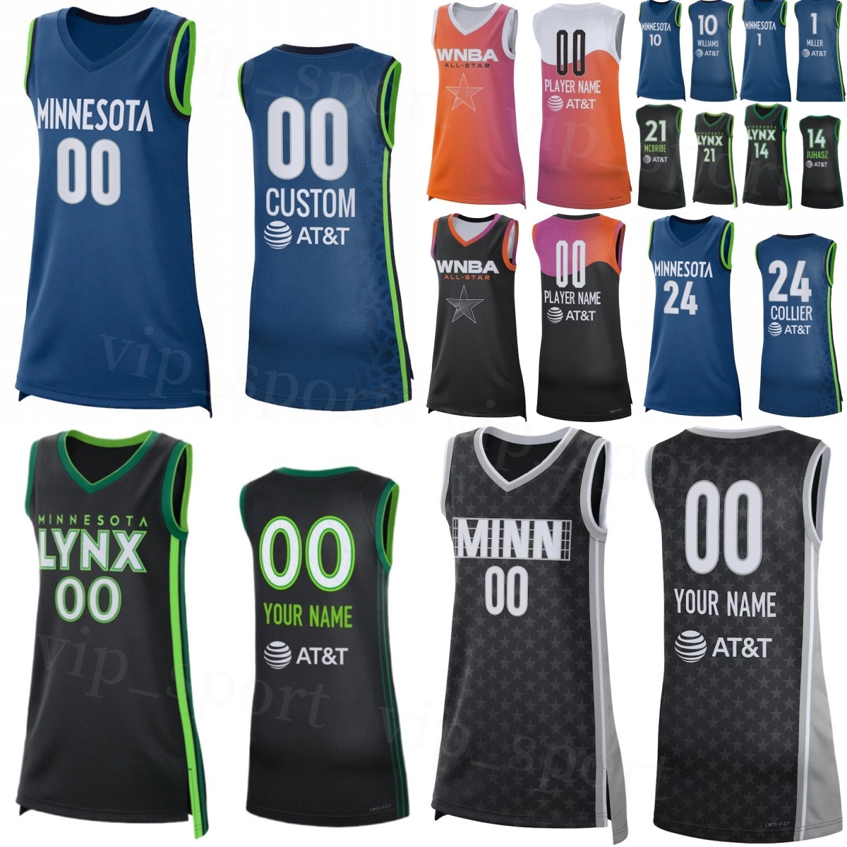 Print Diamond Miller Jersey WNBA Women Minnesota Lynx Basketball Karlie Samuelson Natisha Hiedeman Napheesa Collier Courtney Williams Jessica Shepard Kids Man