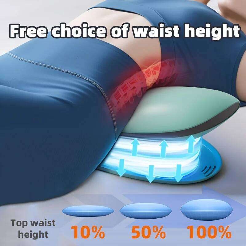 Electric Waist Massager Heating Function USB Rechargeable With Vibration Body Massage For Home And Office Use