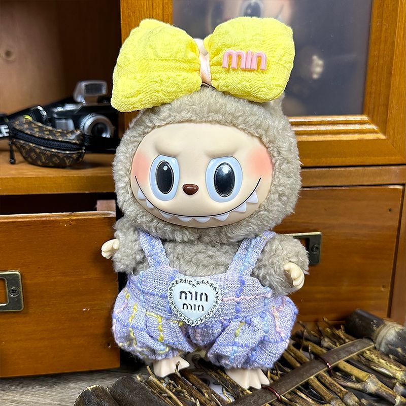 Clothing Set for 17cm 15cm Labubu, Doll Accessories Without Doll, Cute Doll Clothes, Perfect DIY Present