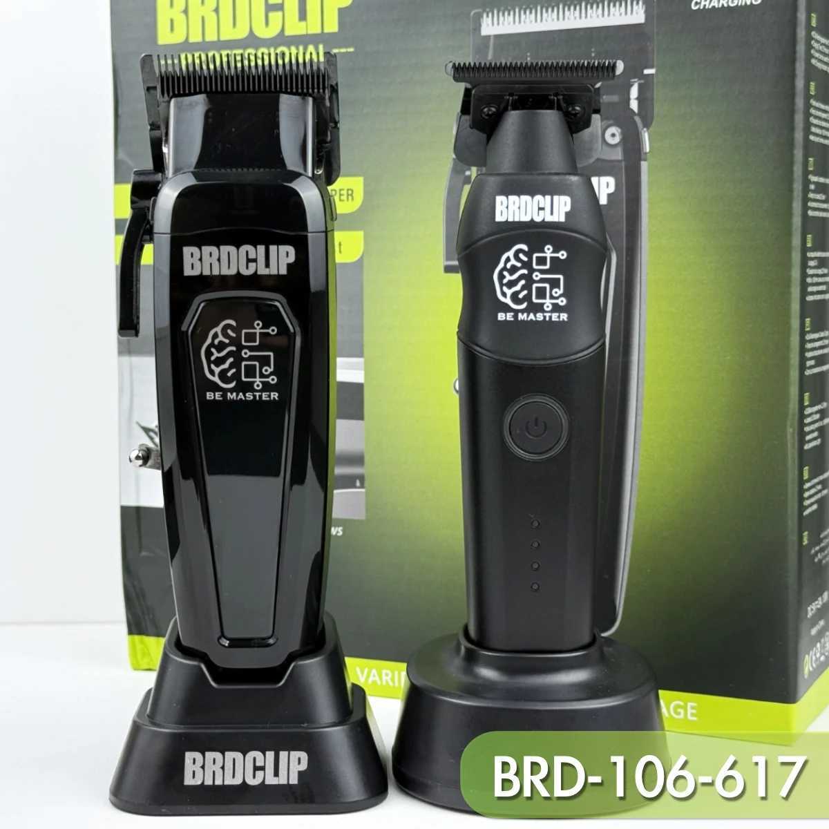 BRDCLIP Professional Electric Clipper BRD 106 617 609 Hair Trimmer DLC Blade with Base 7500RPM 7000RPM Barber Set S2562