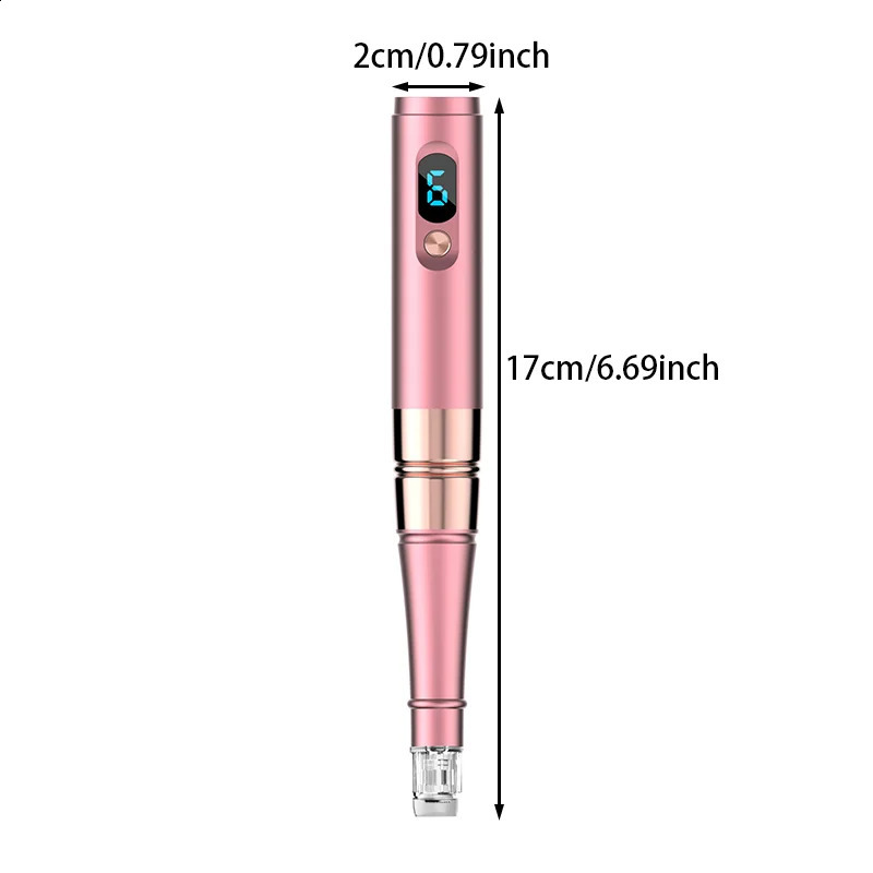 S02 Nano Microcrystal Pen Beauty Skin Care Tool Massage Instrument - With 2 Disposable Replacement Heads 250523