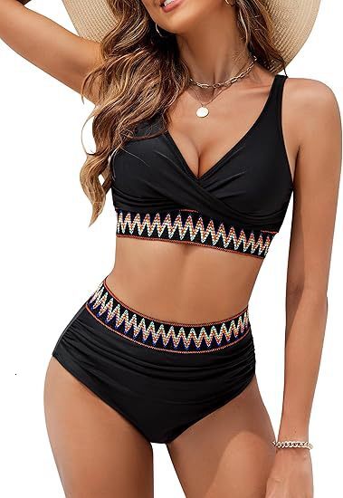 Outdoor Summer Beach Sexy Women Free Shipping 2025 New Designer Shoes 2025 New Split Swimsuit For Women, Sexy, High Waist, Belly Covering, Slimming Ef