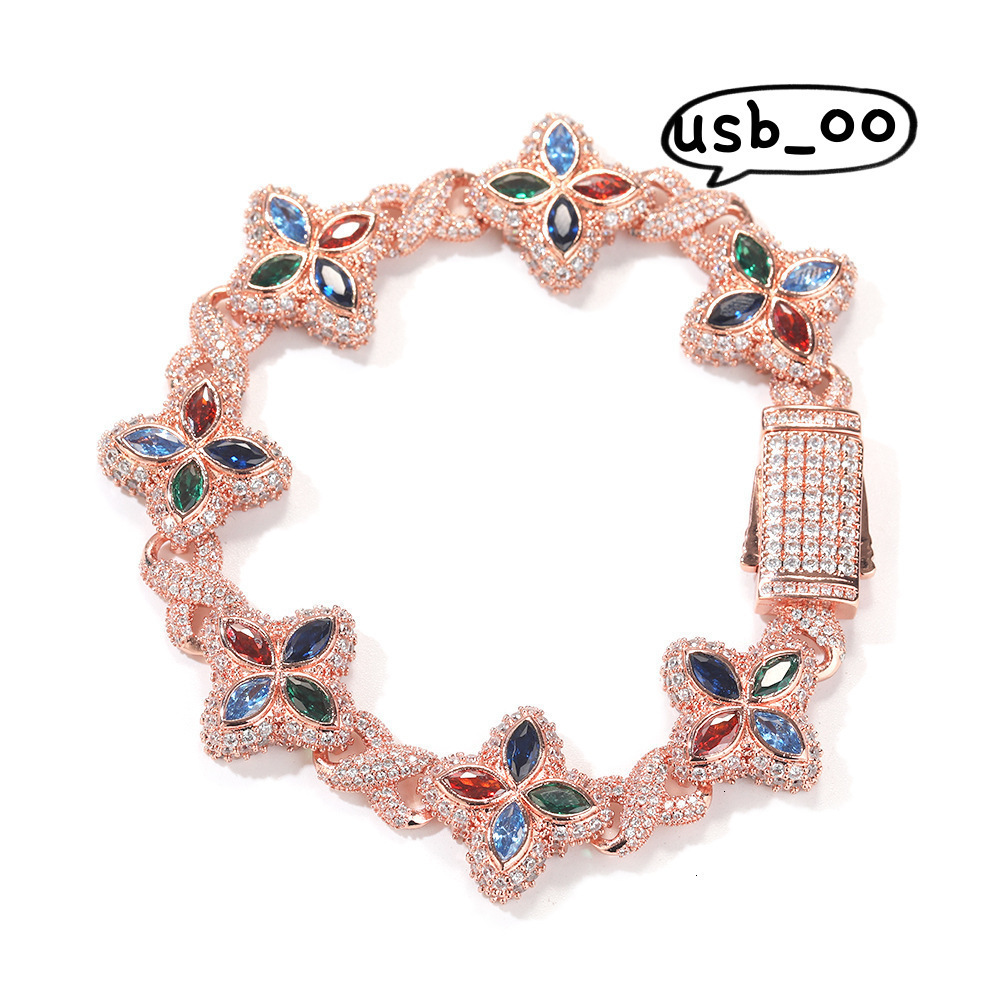 Hip-hop style Miami Cuban chain VVS Moissanite cross infinity symbol necklace unisex