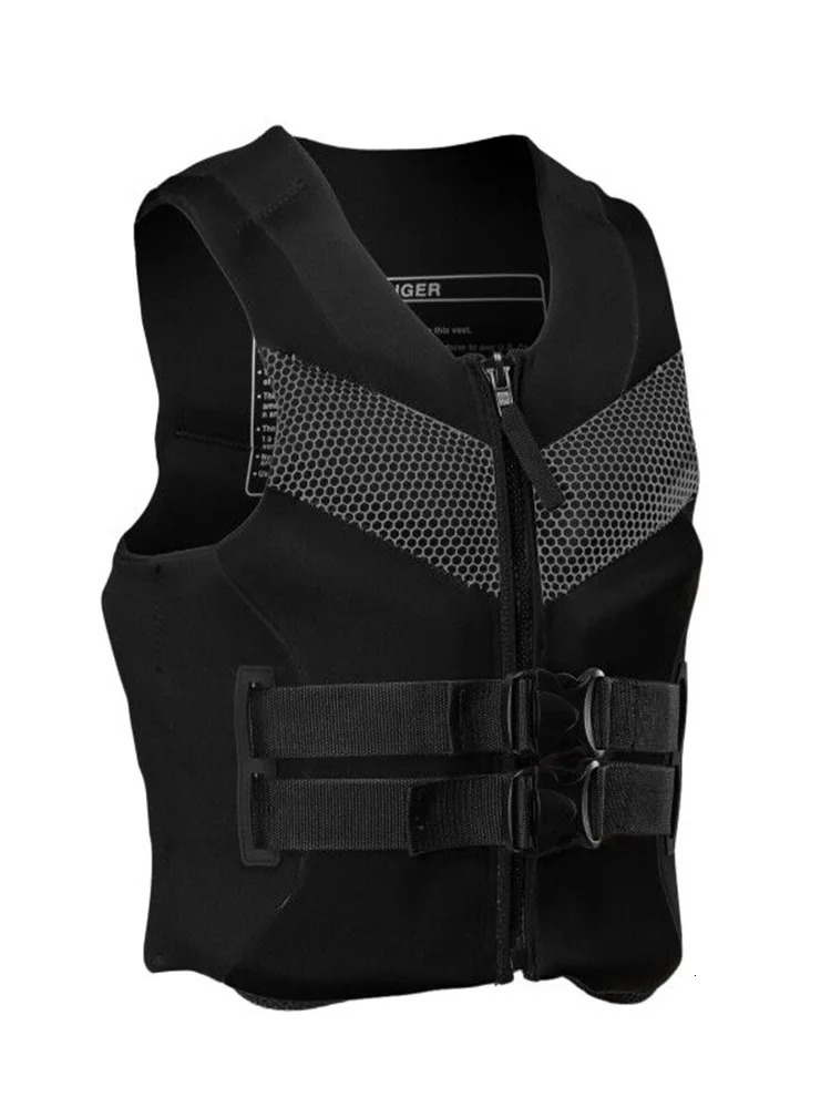 Professionl Buoyancy Life Jacket Vest With Material Neoprene for Men Women Surfing Motorboat Fishing 250530