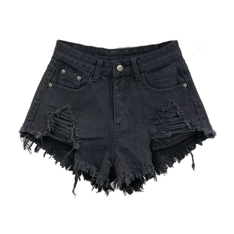 Denim Shorts Jeans Shorts Women S Slim Fit Distressed Pocket Tassel Frayed Vintage Color Denim Shorts Sexy Low Waist A Line Hot Pants Ripped Short Jea
