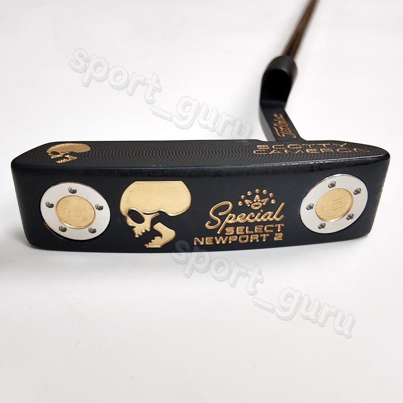 Golf club Putter Black gold skeleton straight-line Scotty Camer2 GOLF set z25051200
