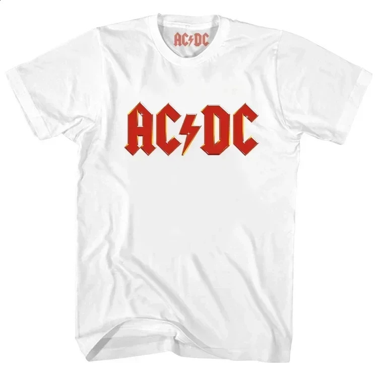 2025 Classic AC Print T-shirt DC Men Women Cotton Hip Hop Oversized Tshirt Short Sleeve T Shirt Streetwear Top Tee For Fans Gift 250530