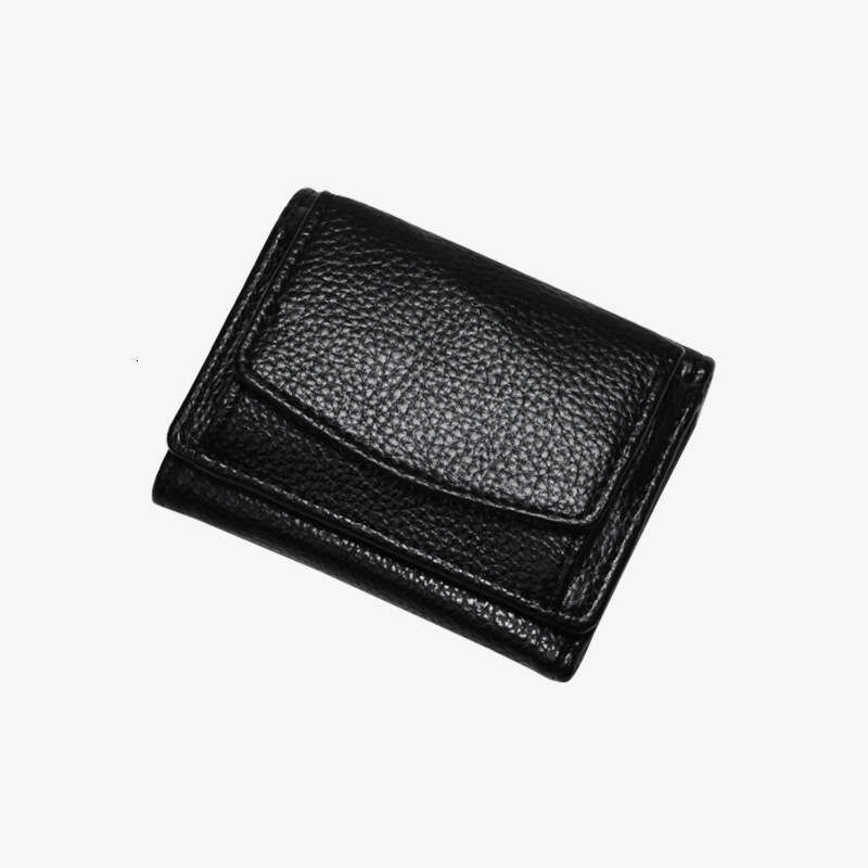 Small INS Women Japanese Style Student Lychee Pattern Ladies Card Holder Coin Purse Bag Money Clip Wallet