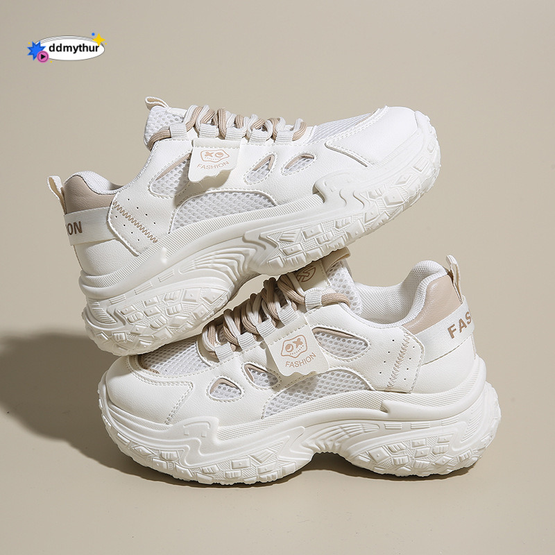 2025 Spring New Tire Dad Thick Sole Height Increasing Long Leg Effect Women's Celebrity Style Sports Shoes ddmythur