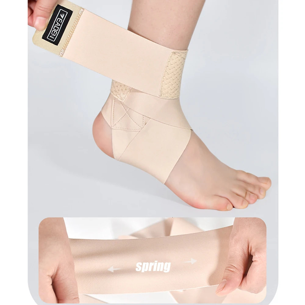 1 PCS Ankle Support Brace Women MenAnkle Compression Sleeve with Adjustable StrapBreathable Wrap for Stabilization 250530