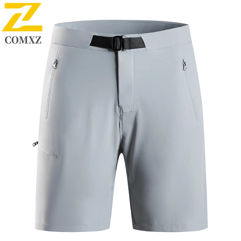 Outdoor Fishing Shorts Mens Summer 2025 Gym Ice Silk Quick-drying Sports Shorts Casual Elastic Cycling Fitness Sportswear 250530